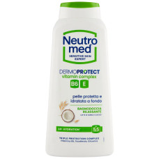 Гель для душа Neutromed Dermoprotect Vitamin Complex с овсяным молочком и кокосом, 600 мл
